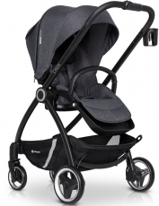 Детская коляска 2 в 1 Euro-Cart Crox 9023-ECC-01, Coal